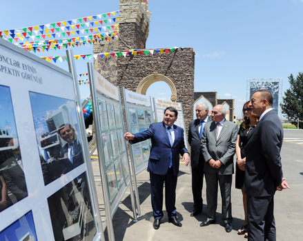 Prezident İlham Əliyev yenidən qurulan Tovuz-Qovlar-Ağbaşlar avtomobil yolunun açılışında iştirak edib (FOTO)