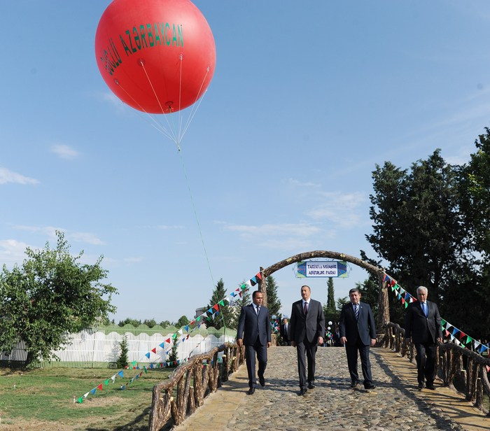 Ağstafada açıq səma altında Tarixi və Müasir Abidələr Parkı salınıb (FOTO)