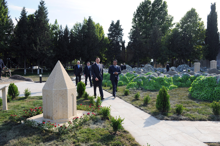 Ağstafada açıq səma altında Tarixi və Müasir Abidələr Parkı salınıb (FOTO)