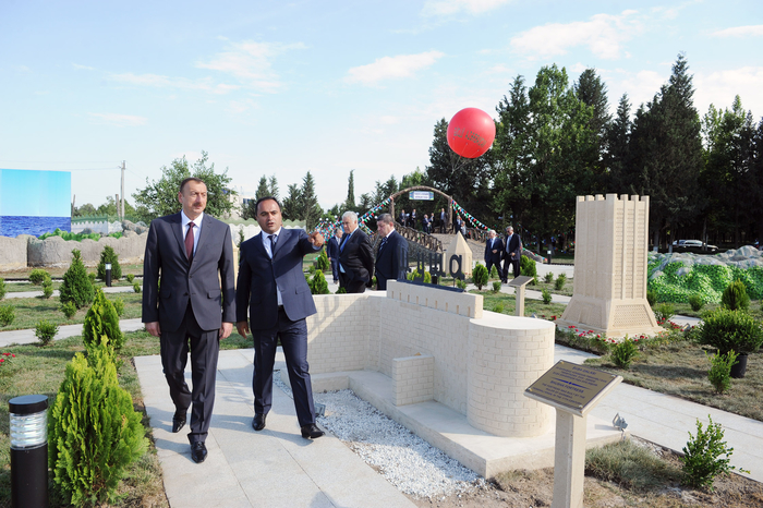 Ağstafada açıq səma altında Tarixi və Müasir Abidələr Parkı salınıb (FOTO)