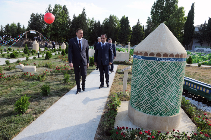 Ağstafada açıq səma altında Tarixi və Müasir Abidələr Parkı salınıb (FOTO)