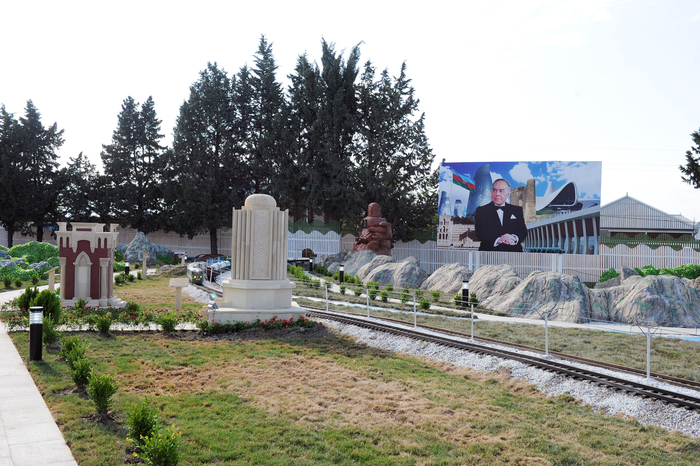 Ağstafada açıq səma altında Tarixi və Müasir Abidələr Parkı salınıb (FOTO)