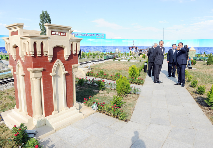 Ağstafada açıq səma altında Tarixi və Müasir Abidələr Parkı salınıb (FOTO)