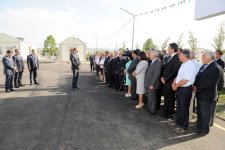 Azərbaycan Prezidenti Ağstafa şəhərinin su təchizatı və kanalizasiya sistemlərinin yenidənqurmadan sonra istifadəyə verilməsi mərasimində iştirak edib (FOTO)