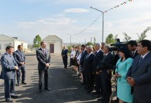 Azərbaycan Prezidenti Ağstafa şəhərinin su təchizatı və kanalizasiya sistemlərinin yenidənqurmadan sonra istifadəyə verilməsi mərasimində iştirak edib (FOTO)