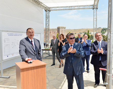 Tovuz şəhərinin su təchizatı və kanalizasiya sistemləri yenidənqurmadan sonra istifadəyə verilib (FOTO)