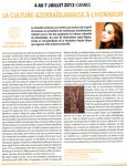 Fransa mətbuatı Heydər Əliyev Fondunun fəaliyyəti, mədəniyyət və  Qarabağ həqiqətləri sahəsindəki layihələri barədə yazır (FOTO)
