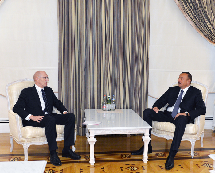 Prezident İlham Əliyev Almaniyanın Azərbaycandakı səfirini qəbul edib
