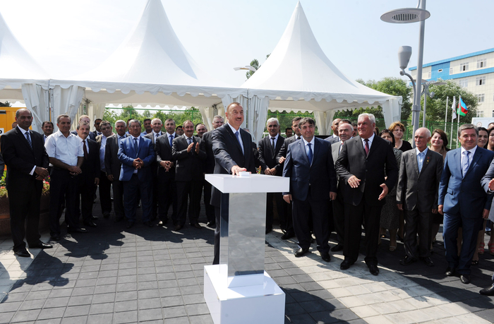 Prezident İlham Əliyev: Yaxın 2-3 il ərzində ölkəmizin hər bir şəhərində təmiz içməli su layihələri istismara veriləcək (FOTO)