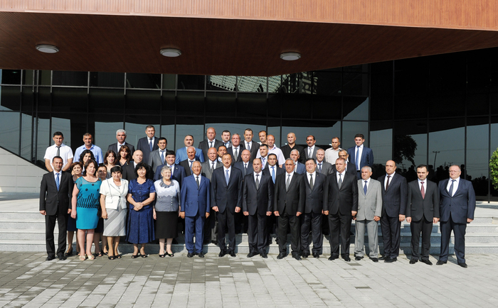 Prezident İlham Əliyev Xaçmaz Olimpiya İdman Kompleksinin açılış mərasimində iştirak edib (FOTO)