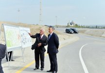 Prezident İlham Əliyev Şabran-Pirəbədil-Zeyvə avtomobil yolunun açılışında iştirak edib (FOTO)
