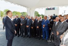 Prezident İlham Əliyev: Yaxın 2-3 il ərzində ölkəmizin hər bir şəhərində təmiz içməli su layihələri istismara veriləcək (FOTO)