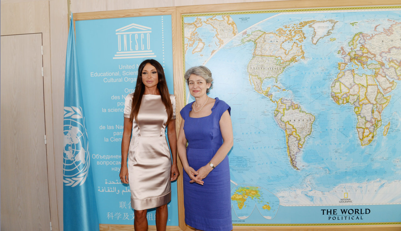 Mehriban Əliyeva: Azərbaycan UNESCO-nun müxtəlif sahələrdə məqsədlərinin təşviqinə sadiqdir (FOTO)