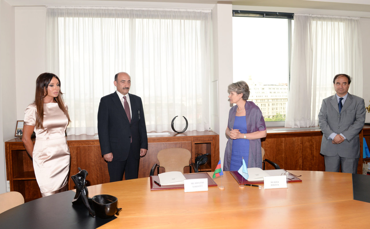 Mehriban Əliyeva: Azərbaycan UNESCO-nun müxtəlif sahələrdə məqsədlərinin təşviqinə sadiqdir (FOTO)
