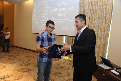 Gənclər Fondu media təmsilçilərini təbrik etmək məqsədilə gənc müxbirlər üçün tədbir keçirib (FOTO)
