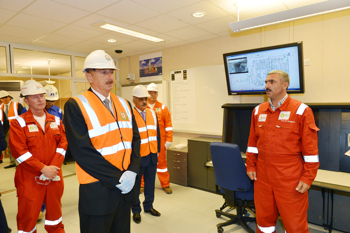 Prezident İlham Əliyev: Azərbaycanın neft-qaz sektoru inkişafdadır, amma gələcəkdə bir neçə platforma tikilməlidir (FOTO)