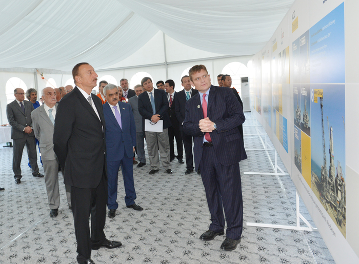 Prezident İlham Əliyev: Azərbaycanın neft-qaz sektoru inkişafdadır, amma gələcəkdə bir neçə platforma tikilməlidir (FOTO)