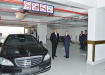 Prezident İlham Əliyev Bakıda yeraltı avtomobil dayanacağının açılışında iştirak edib (FOTO)