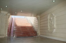 İlham Əliyev Zığ dairəsi - Heydər Əliyev Beynəlxalq Aeroportu avtomagistralının 13-cü km-liyindən Qala qəsəbəsinə gedən yolun açılışında iştirak edib (FOTO)