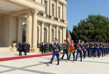 İtaliya Nazirlər Şurasının Prezidenti Enriko Lettanın rəsmi qarşılanma mərasimi olub (FOTO)