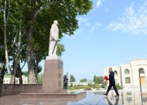 Prezident İlham Əliyev İsmayıllı rayonunda səfərdədir (FOTO)