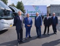 İlham Əliyev İsmayıllıda avtovağzalın açılışında iştirak edib (FOTO)