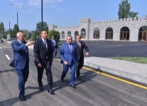 İlham Əliyev İsmayıllıda avtovağzalın açılışında iştirak edib (FOTO)