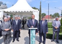 İlham Əliyev İsmayıllı şəhərinə içməli suyun verilməsi mərasimində iştirak edib (FOTO)
