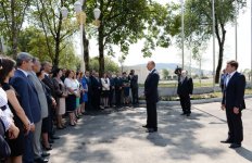 Prezident Qəbələdə Heydər Əliyev Konqres Mərkəzinin açılışında iştirak edib (FOTO)