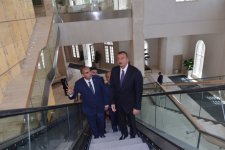 Prezident Qəbələdə Heydər Əliyev Konqres Mərkəzinin açılışında iştirak edib (FOTO)