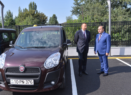 İlham Əliyev İsmayıllıda avtovağzalın açılışında iştirak edib (FOTO)