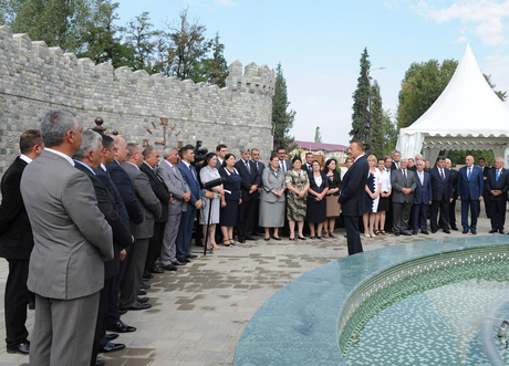 İlham Əliyev İsmayıllı şəhərinə içməli suyun verilməsi mərasimində iştirak edib (FOTO)