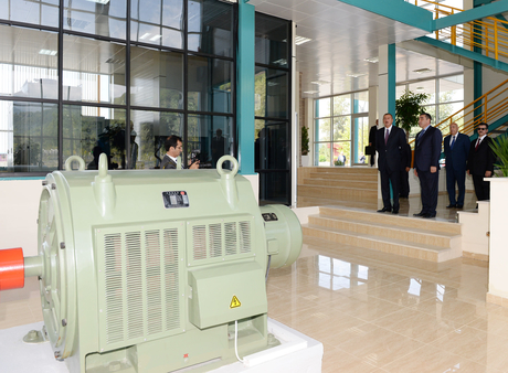 İlham Əliyev İsmayıllıda Su Elektrik Stansiyasının açılışında iştirak edib (FOTO)