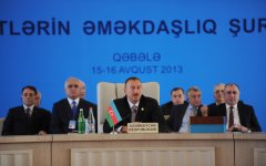 Prezident İlham Əliyev: Türk dünyasının turizm potensialı haqqında birgə sərgi keçirilməlidir (ƏLAVƏ OLUNUB)(FOTO)