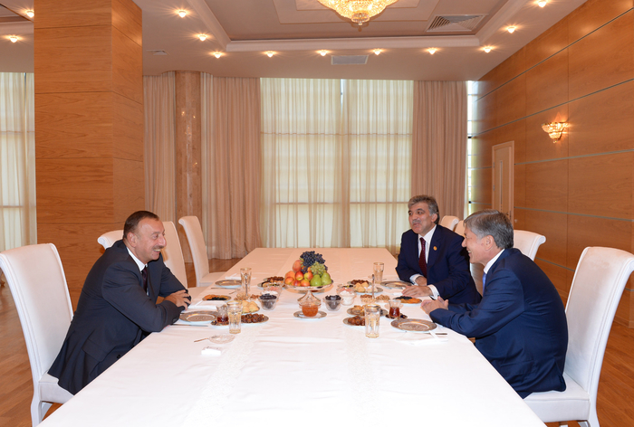 Azərbaycan, Türkiyə və Qırğızıstan prezidentləri Qəbələdə keçirilən konsertdə olublar (FOTO)