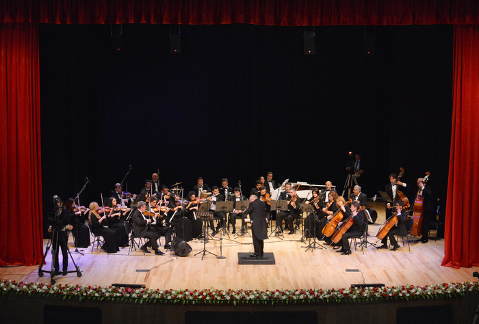 Azərbaycan, Türkiyə və Qırğızıstan prezidentləri Qəbələdə keçirilən konsertdə olublar (FOTO)