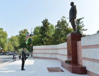 Azərbaycan Prezidenti İlham Əliyev Qax rayonuna səfərə gəlib (FOTO)