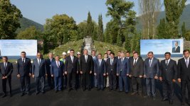 Prezident İlham Əliyev Qax şəhərinin su təchizatı və kanalizasiya sistemləri kompleksinin istifadəyə verilməsi mərasimində iştirak edib (FOTO)