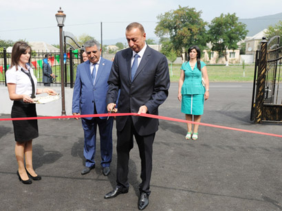 Zaqataladakı “Tumurcuq” uşaq bağçası balacaların istifadəsinə verilib (FOTO)
