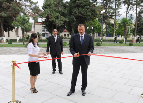 Azərbaycan Respublikasının Prezidenti Balakəndə Mədəniyyət Mərkəzinin açılışında iştirak edib (FOTO)