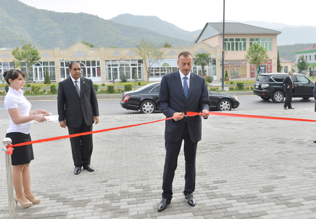 Yeni Azərbaycan Partiyası Balakən rayon təşkilatının yeni binasının açılışı olub (FOTO)