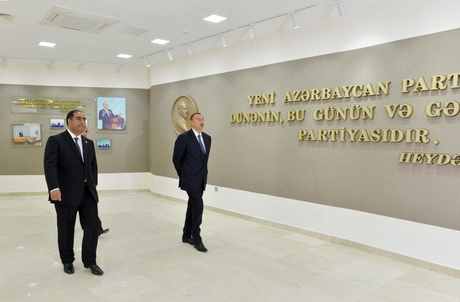 Yeni Azərbaycan Partiyası Balakən rayon təşkilatının yeni binasının açılışı olub (FOTO)