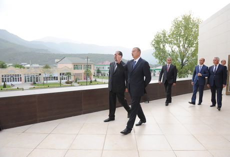 Yeni Azərbaycan Partiyası Balakən rayon təşkilatının yeni binasının açılışı olub (FOTO)