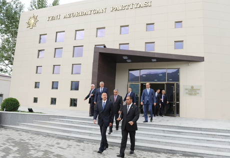 Yeni Azərbaycan Partiyası Balakən rayon təşkilatının yeni binasının açılışı olub (FOTO)
