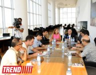 Avropa Gimnastika İttifaqının prezidenti Bakıda Avropa çempionatı və Avropa Oyunlarına hazırlıqdan məmnundur (FOTO)