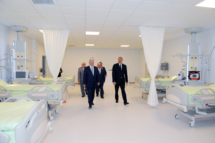 Ağcabədi Rayon Mərkəzi Xəstəxanası istifadəyə verilib (FOTO)