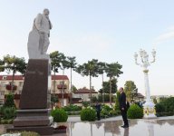 Prezident İlham Əliyev Ağcabədi rayonuna səfərə gəlib (FOTO)