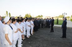 Ağcabədi Rayon Mərkəzi Xəstəxanası istifadəyə verilib (FOTO)