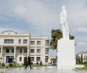 Prezident İlham Əliyev Biləsuvar rayonuna səfərə gəlib (FOTO)