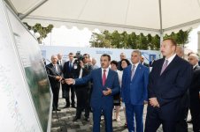 İlham Əliyev Biləsuvar şəhərinə içməli suyun verilməsi mərasimində iştirak edib (FOTO)